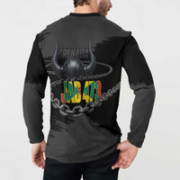 Grenada Jab Jab 473 Button Sweatshirt Spicemas Festival Chain Grunge Style - Wonder Print Shop