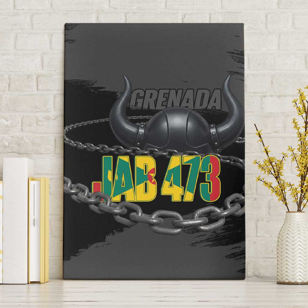 Grenada Jab Jab 473 Canvas Wall Art Spicemas Festival Chain Grunge Style - Wonder Print Shop