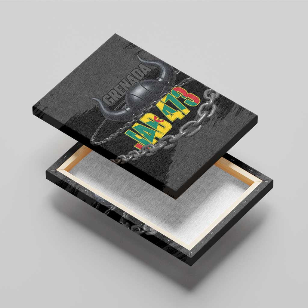 Grenada Jab Jab 473 Canvas Wall Art Spicemas Festival Chain Grunge Style - Wonder Print Shop