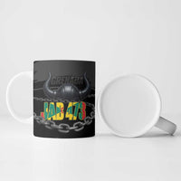 Grenada Jab Jab 473 Ceramic Mug Spicemas Festival Chain Grunge Style - Wonder Print Shop