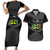 Grenada Jab Jab 473 Couples Matching Short Sleeve Bodycon Dress and Hawaiian Shirt Spicemas Festival Chain Grunge Style - Wonder Print Shop