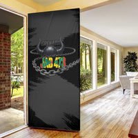 Grenada Jab Jab 473 Door Cover Spicemas Festival Chain Grunge Style - Wonder Print Shop