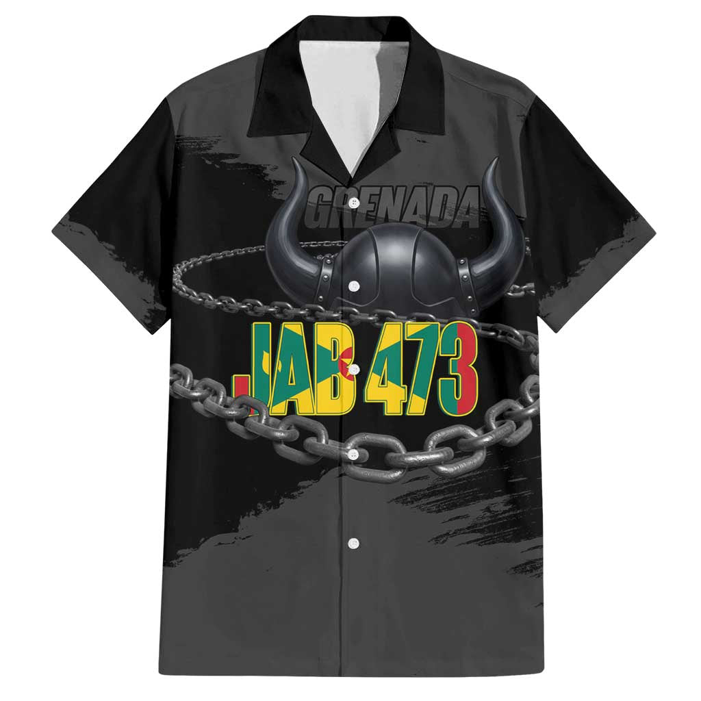 Grenada Jab Jab 473 Family Matching Tank Maxi Dress and Hawaiian Shirt Spicemas Festival Chain Grunge Style - Wonder Print Shop