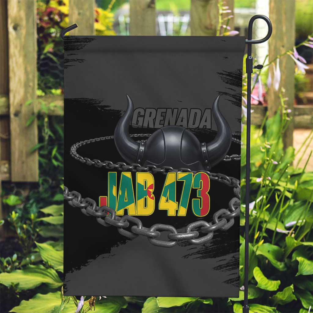 Grenada Jab Jab 473 Garden Flag Spicemas Festival Chain Grunge Style - Wonder Print Shop