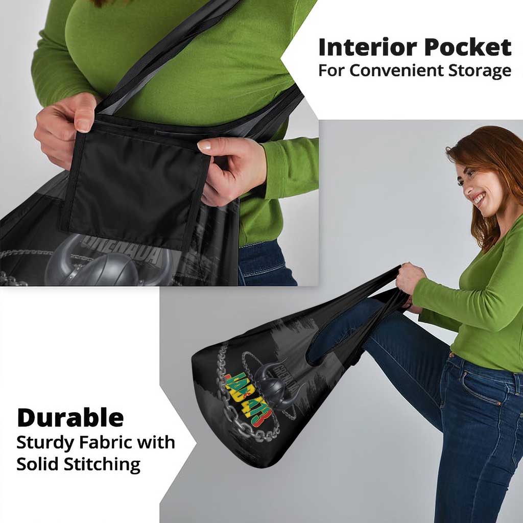 Grenada Jab Jab 473 Grocery Bag Spicemas Festival Chain Grunge Style - Wonder Print Shop