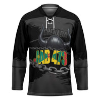 Grenada Jab Jab 473 Hockey Jersey Spicemas Festival Chain Grunge Style - Wonder Print Shop