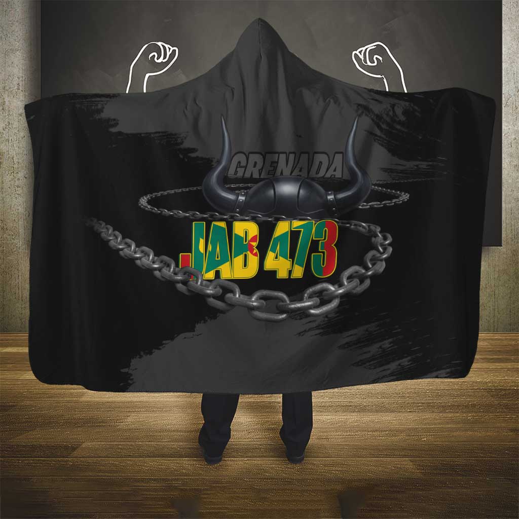 Grenada Jab Jab 473 Hooded Blanket Spicemas Festival Chain Grunge Style - Wonder Print Shop