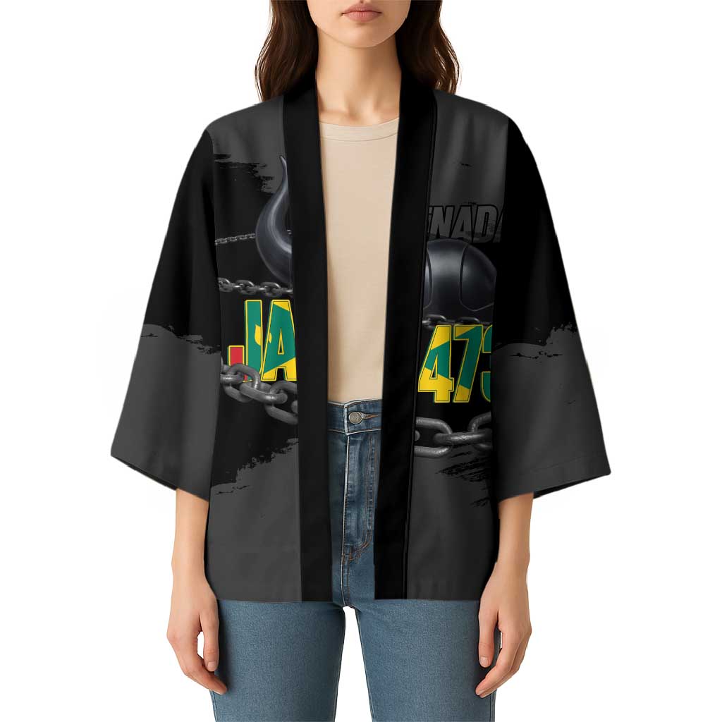 Grenada Jab Jab 473 Kimono Spicemas Festival Chain Grunge Style - Wonder Print Shop