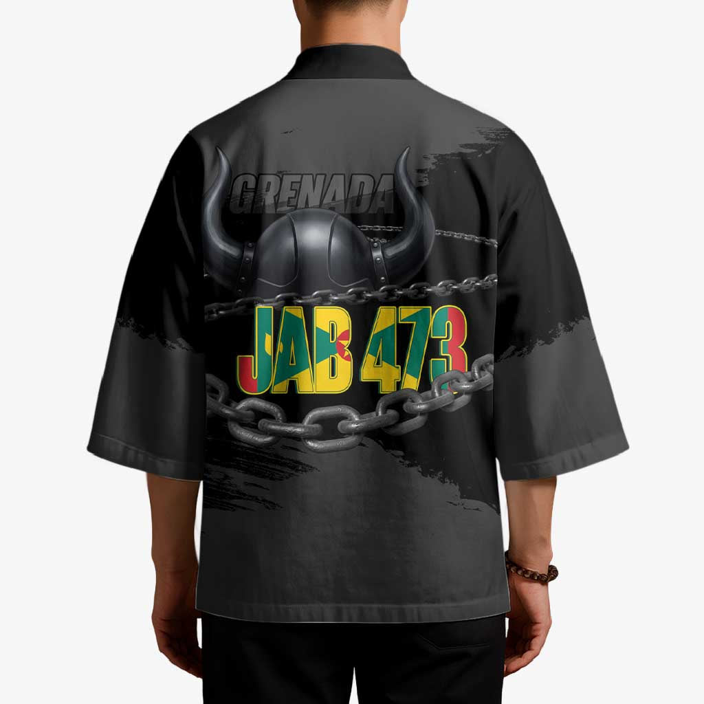 Grenada Jab Jab 473 Kimono Spicemas Festival Chain Grunge Style - Wonder Print Shop