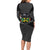 Grenada Jab Jab 473 Long Sleeve Bodycon Dress Spicemas Festival Chain Grunge Style - Wonder Print Shop