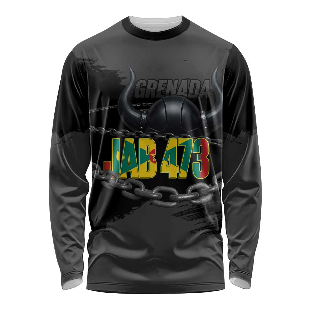 Grenada Jab Jab 473 Long Sleeve Shirt Spicemas Festival Chain Grunge Style - Wonder Print Shop