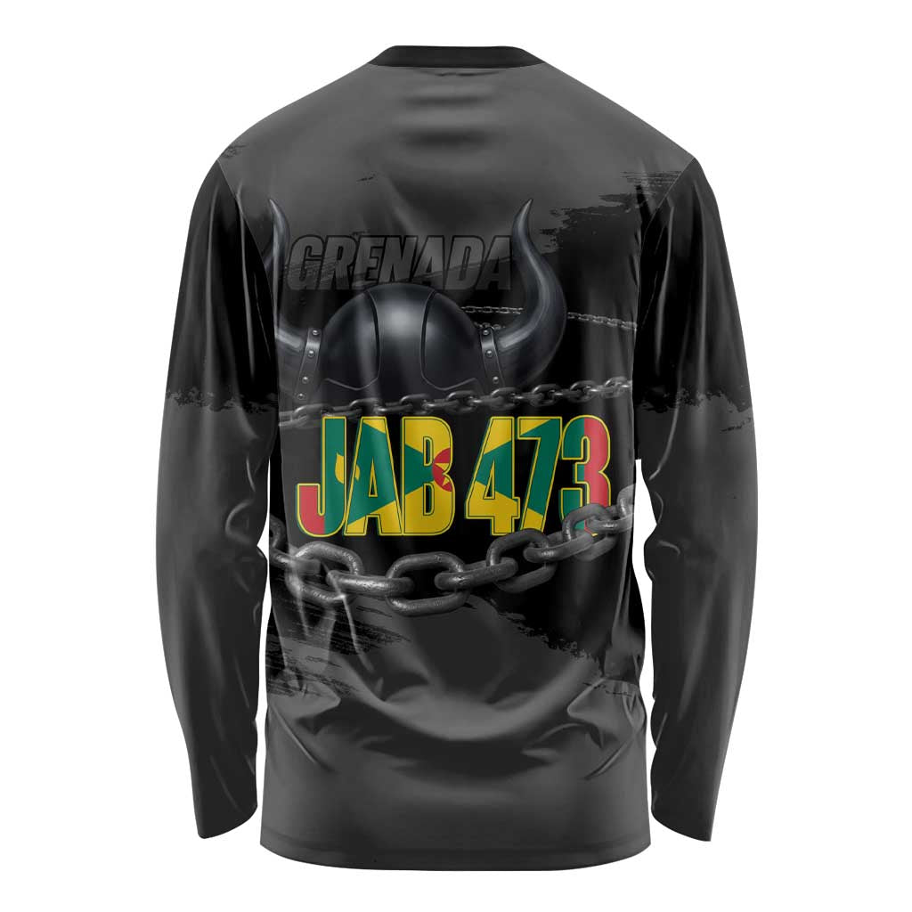 Grenada Jab Jab 473 Long Sleeve Shirt Spicemas Festival Chain Grunge Style - Wonder Print Shop