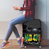 Grenada Jab Jab 473 Luggage Cover Spicemas Festival Chain Grunge Style - Wonder Print Shop