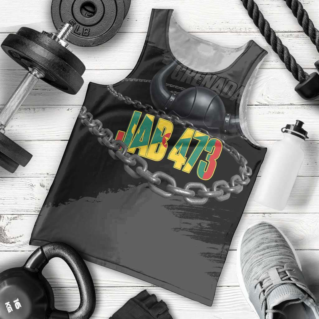 Grenada Jab Jab 473 Men Tank Top Spicemas Festival Chain Grunge Style - Wonder Print Shop