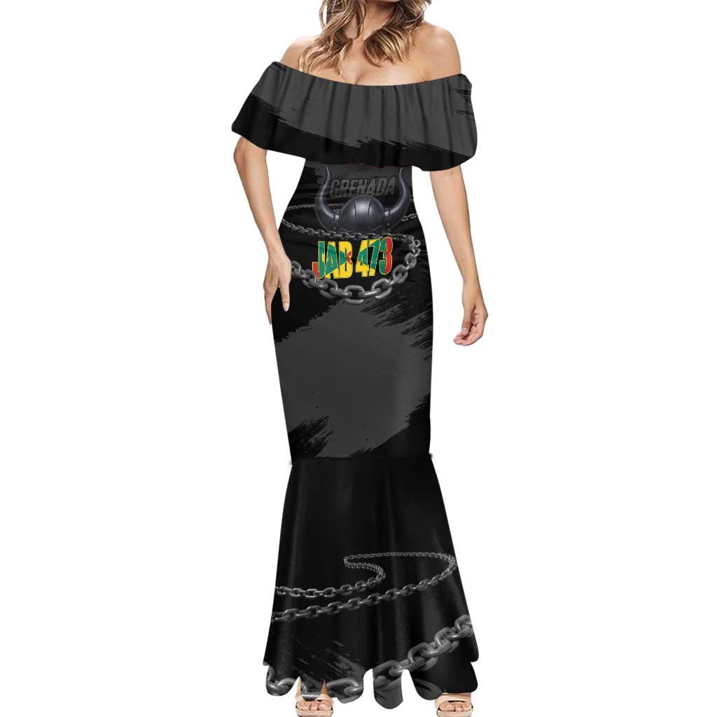 Grenada Jab Jab 473 Mermaid Dress Spicemas Festival Chain Grunge Style - Wonder Print Shop