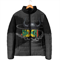 Grenada Jab Jab 473 Padded Jacket Spicemas Festival Chain Grunge Style - Wonder Print Shop