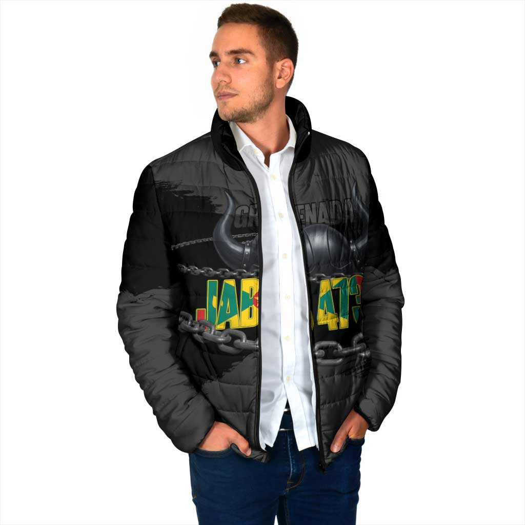 Grenada Jab Jab 473 Padded Jacket Spicemas Festival Chain Grunge Style - Wonder Print Shop