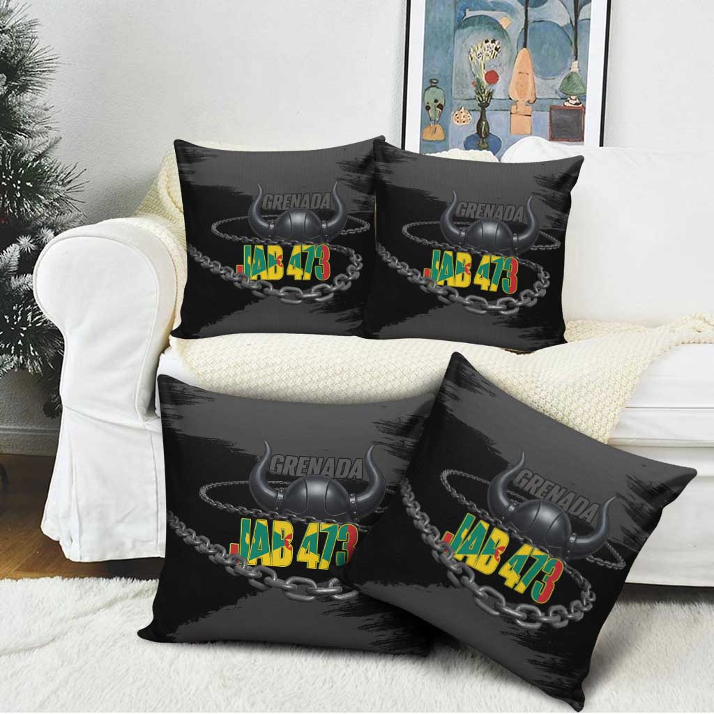 Grenada Jab Jab 473 Pillow Cover Spicemas Festival Chain Grunge Style - Wonder Print Shop