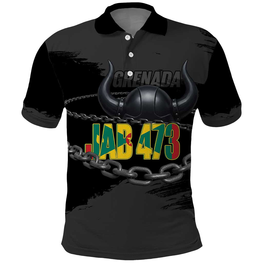 Grenada Jab Jab 473 Polo Shirt Spicemas Festival Chain Grunge Style - Wonder Print Shop