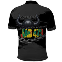 Grenada Jab Jab 473 Polo Shirt Spicemas Festival Chain Grunge Style - Wonder Print Shop