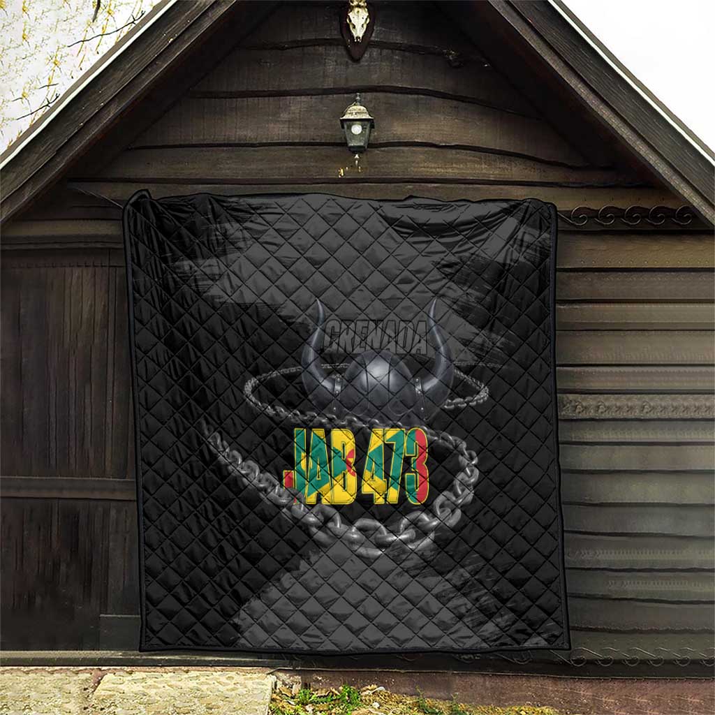 Grenada Jab Jab 473 Quilt Spicemas Festival Chain Grunge Style - Wonder Print Shop