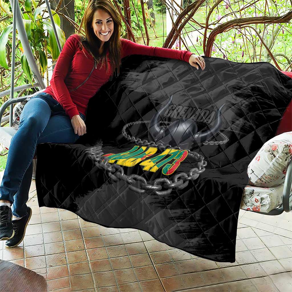 Grenada Jab Jab 473 Quilt Spicemas Festival Chain Grunge Style - Wonder Print Shop