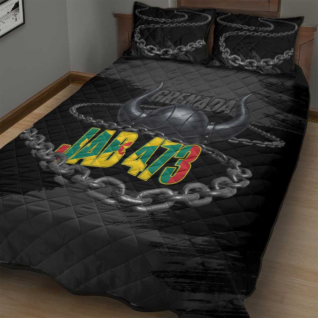 Grenada Jab Jab 473 Quilt Bed Set Spicemas Festival Chain Grunge Style - Wonder Print Shop