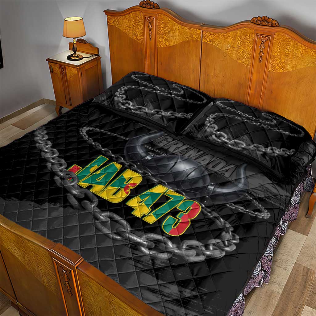 Grenada Jab Jab 473 Quilt Bed Set Spicemas Festival Chain Grunge Style - Wonder Print Shop