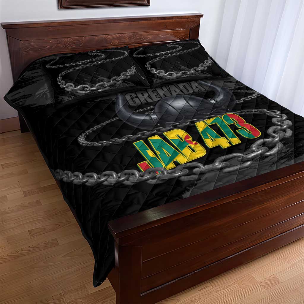Grenada Jab Jab 473 Quilt Bed Set Spicemas Festival Chain Grunge Style - Wonder Print Shop