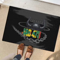 Grenada Jab Jab 473 Rubber Doormat Spicemas Festival Chain Grunge Style - Wonder Print Shop