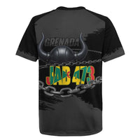 Grenada Jab Jab 473 Rugby Jersey Spicemas Festival Chain Grunge Style - Wonder Print Shop
