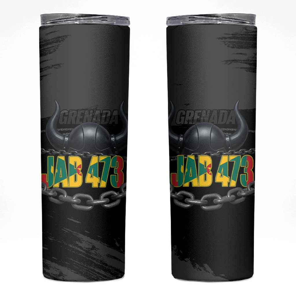 Grenada Jab Jab 473 Skinny Tumbler Spicemas Festival Chain Grunge Style - Wonder Print Shop