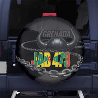 Grenada Jab Jab 473 Spare Tire Cover Spicemas Festival Chain Grunge Style - Wonder Print Shop