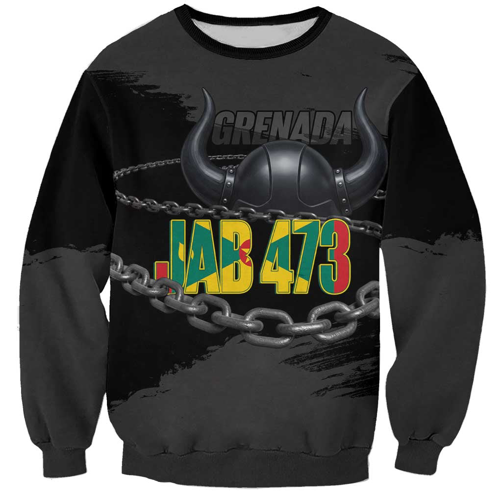 Grenada Jab Jab 473 Sweatshirt Spicemas Festival Chain Grunge Style - Wonder Print Shop