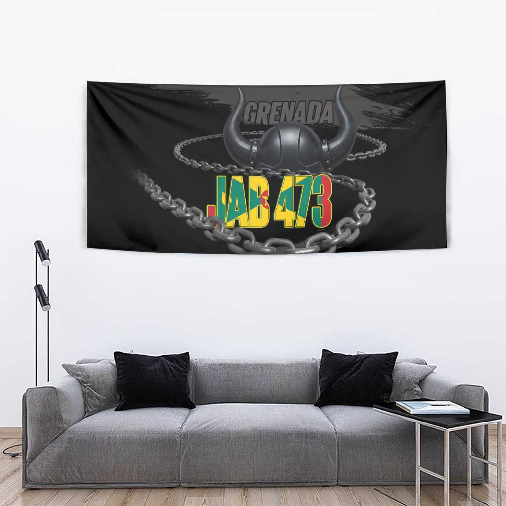 Grenada Jab Jab 473 Tapestry Spicemas Festival Chain Grunge Style - Wonder Print Shop
