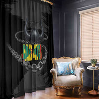 Grenada Jab Jab 473 Window Curtain Spicemas Festival Chain Grunge Style - Wonder Print Shop