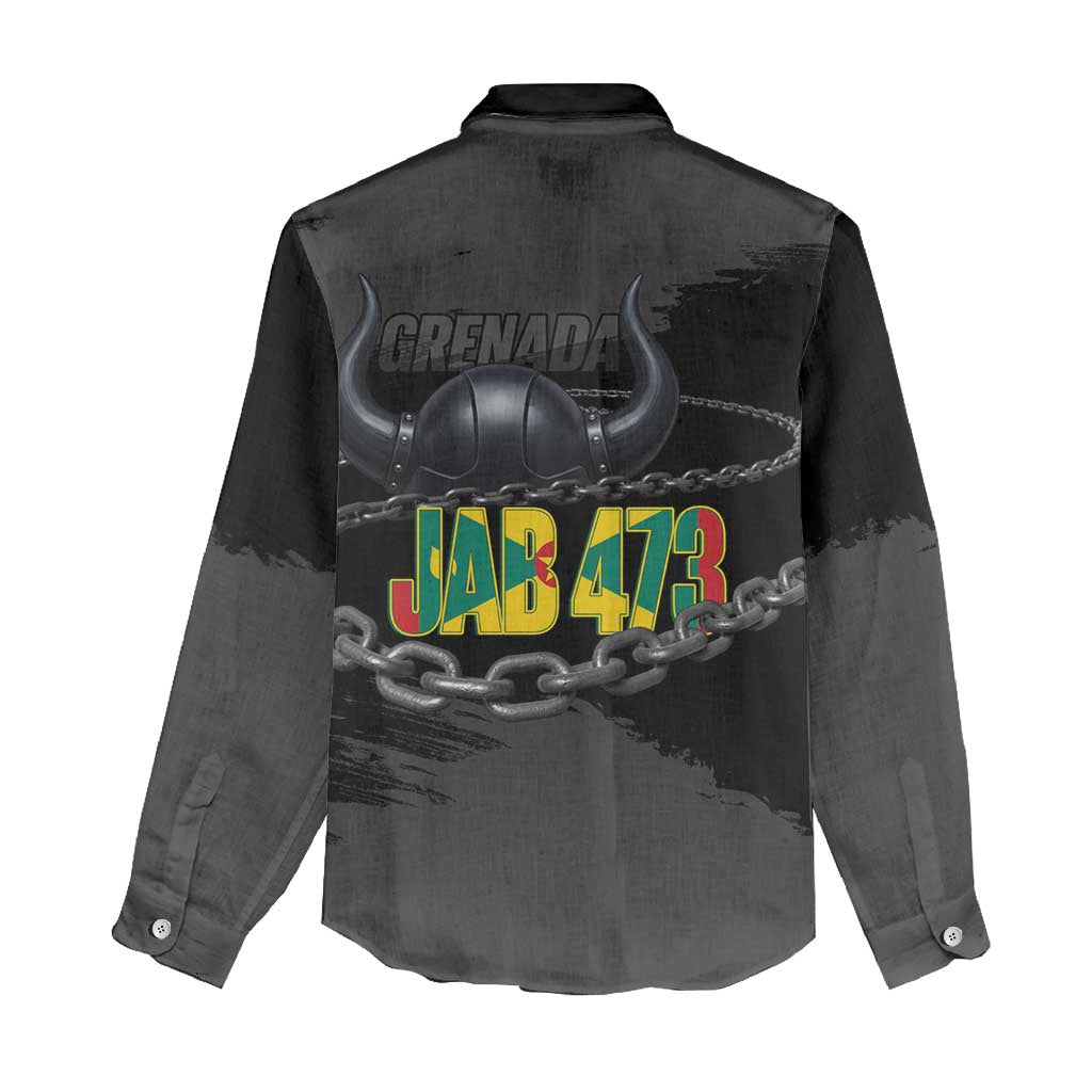 Grenada Jab Jab 473 Women Casual Shirt Spicemas Festival Chain Grunge Style - Wonder Print Shop