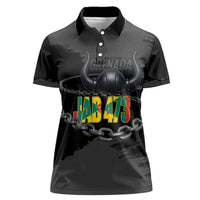 Grenada Jab Jab 473 Women Polo Shirt Spicemas Festival Chain Grunge Style - Wonder Print Shop