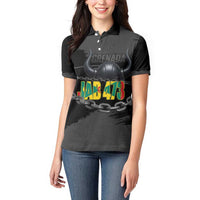 Grenada Jab Jab 473 Women Polo Shirt Spicemas Festival Chain Grunge Style - Wonder Print Shop