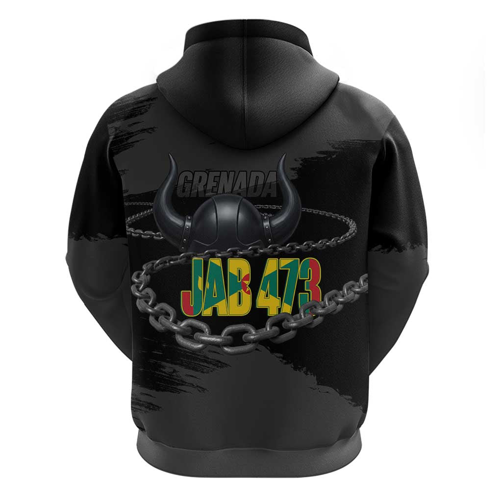 Grenada Jab Jab 473 Zip Hoodie Spicemas Festival Chain Grunge Style - Wonder Print Shop