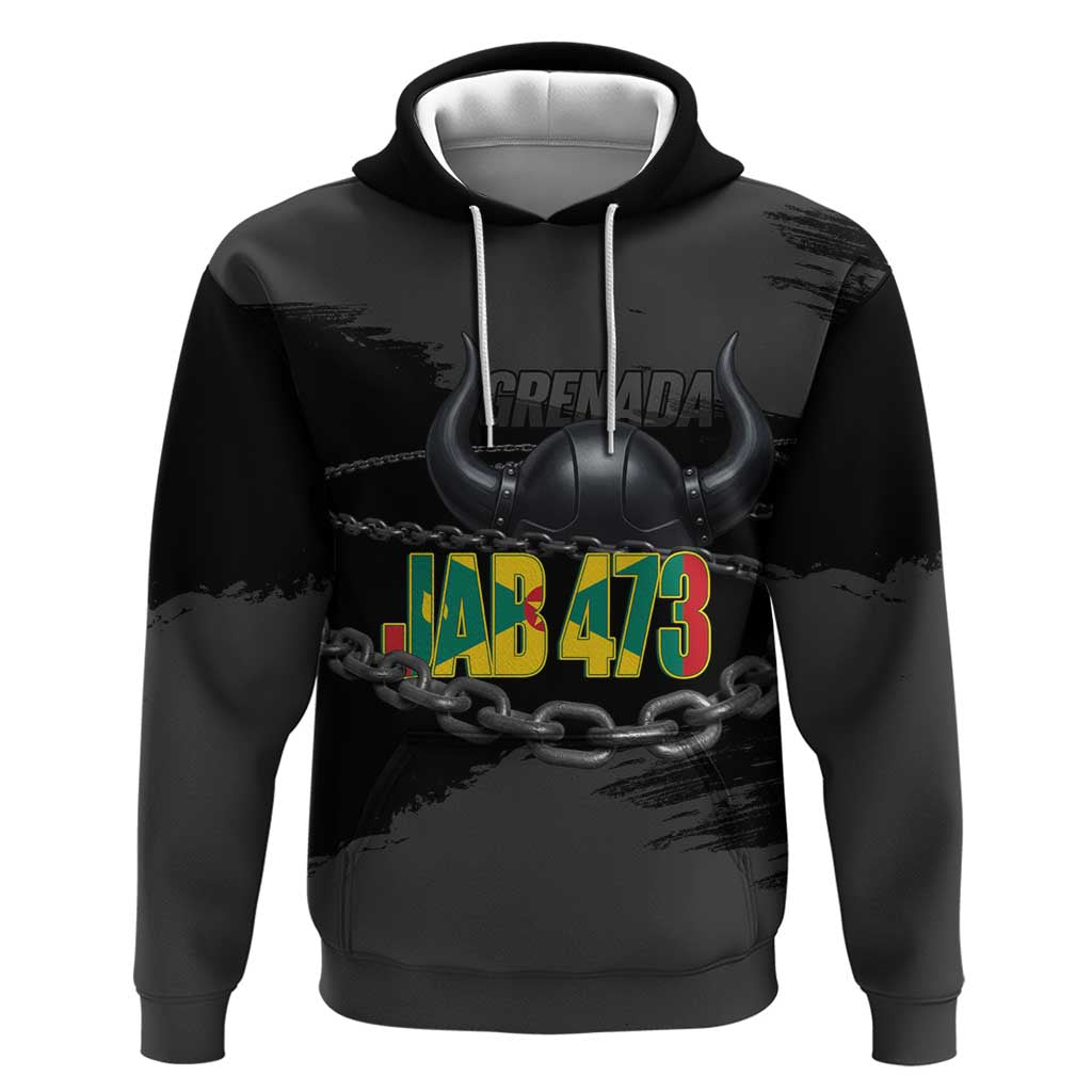 Grenada Jab Jab 473 Zip Hoodie Spicemas Festival Chain Grunge Style - Wonder Print Shop