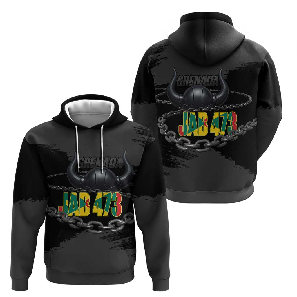 Grenada Jab Jab 473 Zip Hoodie Spicemas Festival Chain Grunge Style - Wonder Print Shop