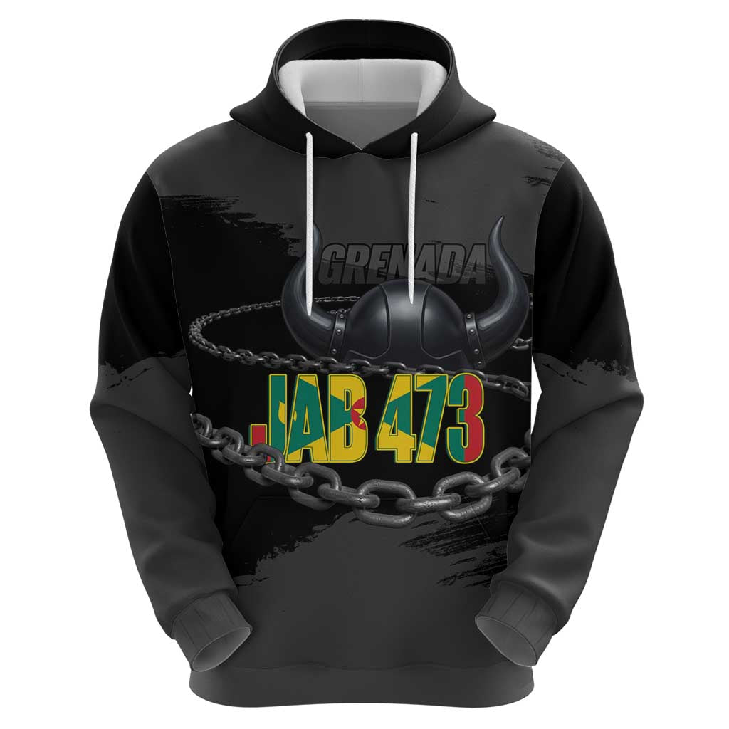 Grenada Jab Jab 473 Zip Hoodie Spicemas Festival Chain Grunge Style - Wonder Print Shop