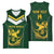 South Africa Rugby Custom Basketball Jersey Springboks Kente Rhino Symbol - Wonder Print Shop