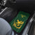 South Africa Rugby Custom Car Mats Springboks Kente Rhino Symbol - Wonder Print Shop