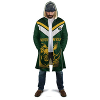 South Africa Rugby Custom Cloak Springboks Kente Rhino Symbol - Wonder Print Shop