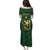 South Africa Rugby Custom Family Matching Puletasi and Hawaiian Shirt Springboks Kente Rhino Symbol - Wonder Print Shop