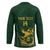 South Africa Rugby Custom Hockey Jersey Springboks Kente Rhino Symbol - Wonder Print Shop