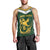 South Africa Rugby Custom Men Tank Top Springboks Kente Rhino Symbol - Wonder Print Shop