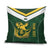 South Africa Rugby Custom Pillow Cover Springboks Kente Rhino Symbol - Wonder Print Shop